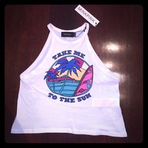 Minkpink "Take me to the sun" top