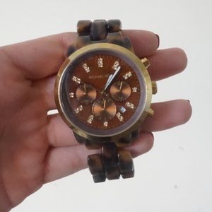 🚨SALE🚨 MK Chronograph Tortoise Watch - MK5216
