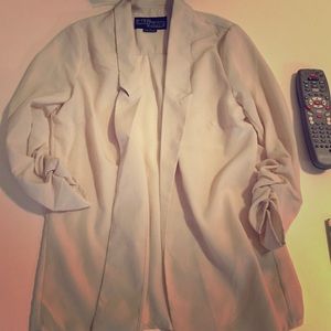 Ali and Kris white blazer