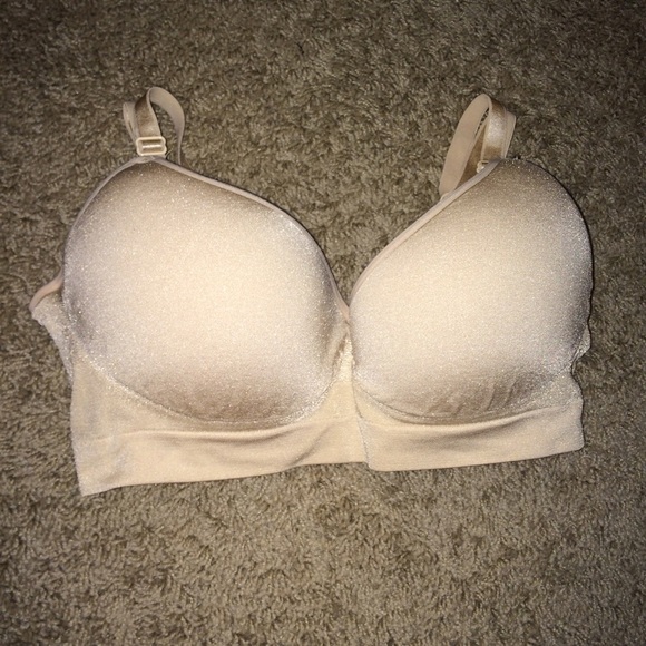 Wireless padded nursing bra