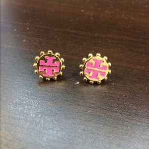 Gold Tory Burch earrings
