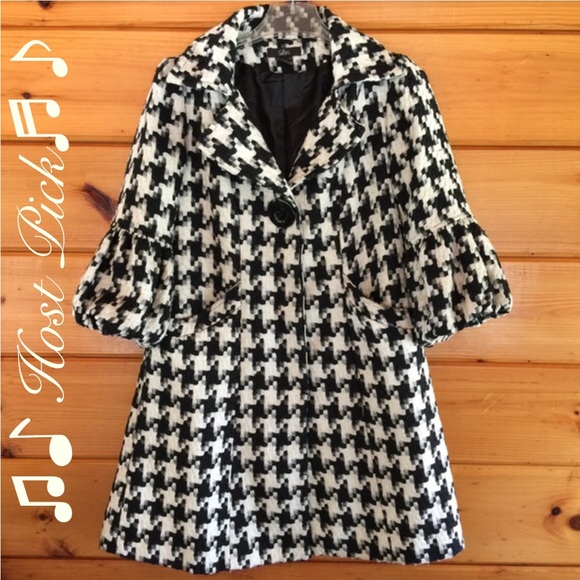 Luii Jackets & Blazers - Marvelous Long Lined Black / Creme Jacket S