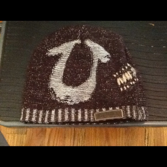 True religion sweater hat
