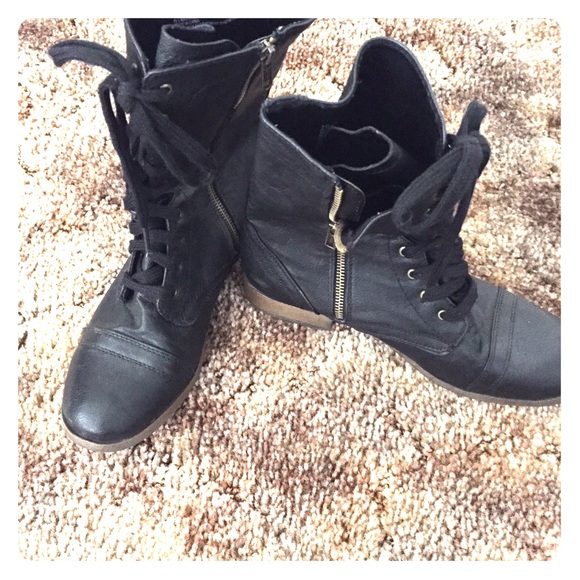 Black boots