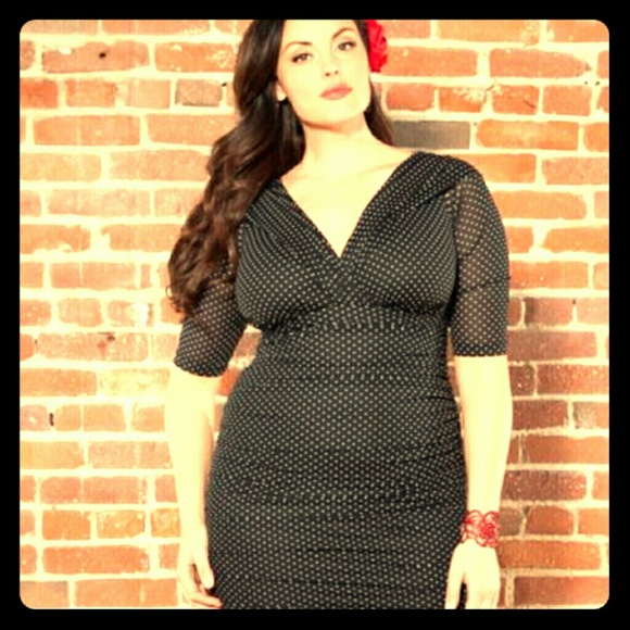A  polka-dot dress
