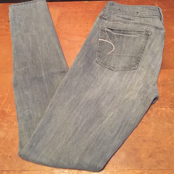 American Eagle Jeggings: Gray