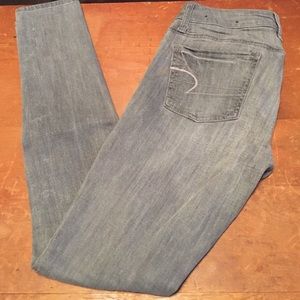 American Eagle Jeggings: Gray