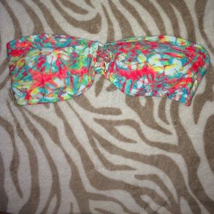 Tie dye bikini top