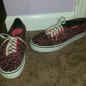 Vans -Paint splatter glow in the dark