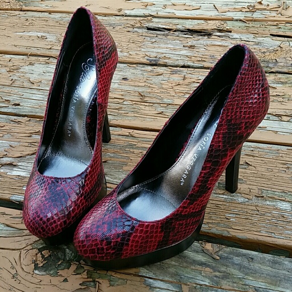 sofia Shoes - 🌟FINAL SALE🌟 Red snake print heels