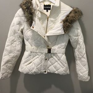 Microfiber down jacket