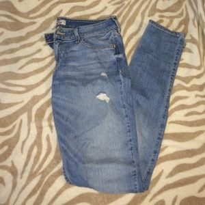 Hollister destroyed super skinny jeans
