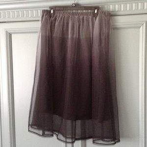 Tulle skirt, high waisted.