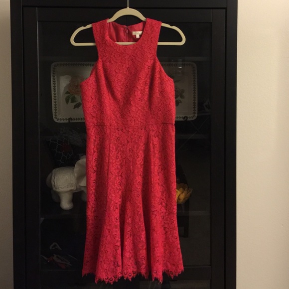 Watermelon Shoshana Lace Dress