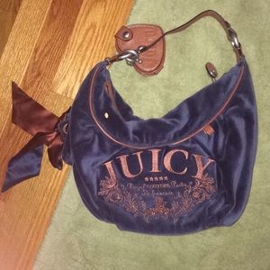 Blue juicy couture pocketbook