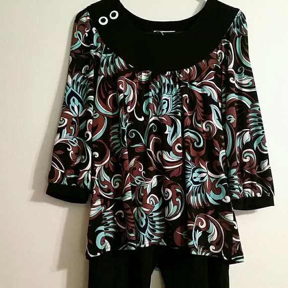 Dress Barn 3/4 length sleeve shirt