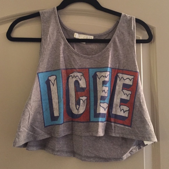 Cropped "Icee" tank