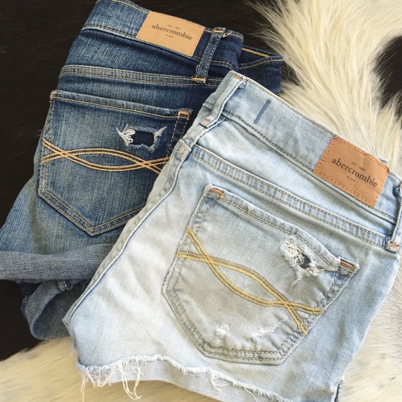 Abercrombie & Fitch Denim - Dark wash Abercrombie shorts