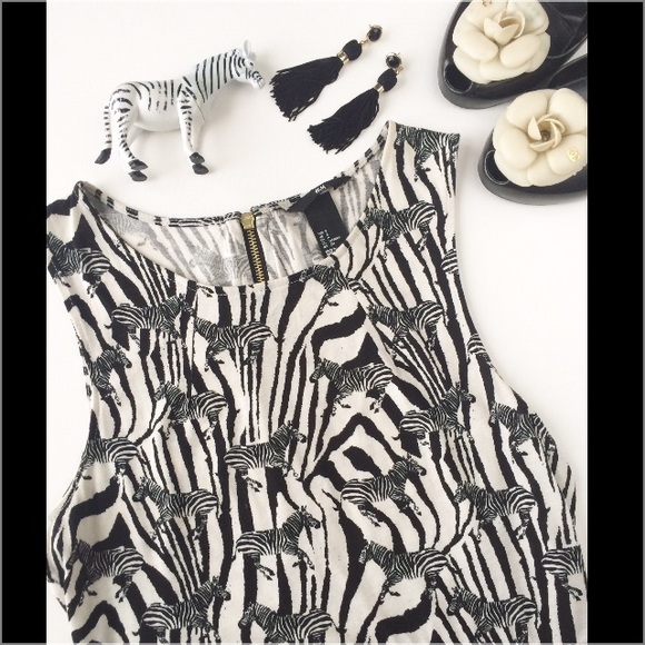 H&M Dresses & Skirts - Zebra dress H&M 🎉HP🎉