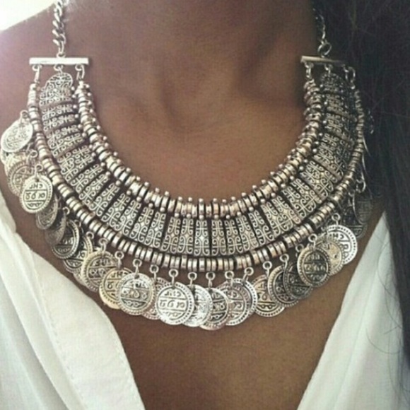 Jewelry - Silver gypsy coin necklace