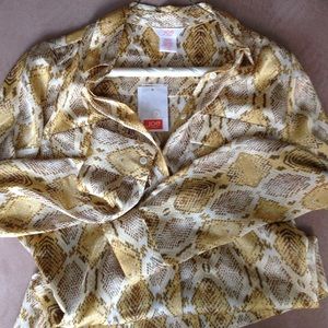 Brand new joe silky leopard blouse!