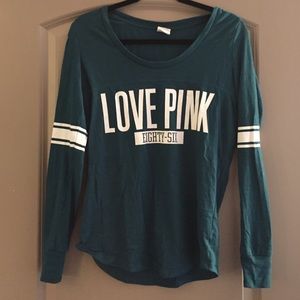 Pink Teal Long Sleeve