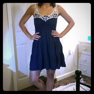 Navy blue sundress