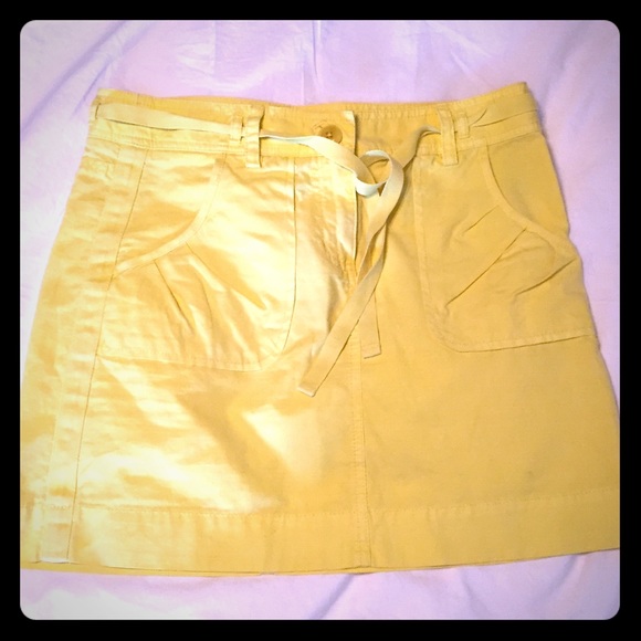 J crew classic chino skirt