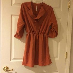 Burnt orange dress