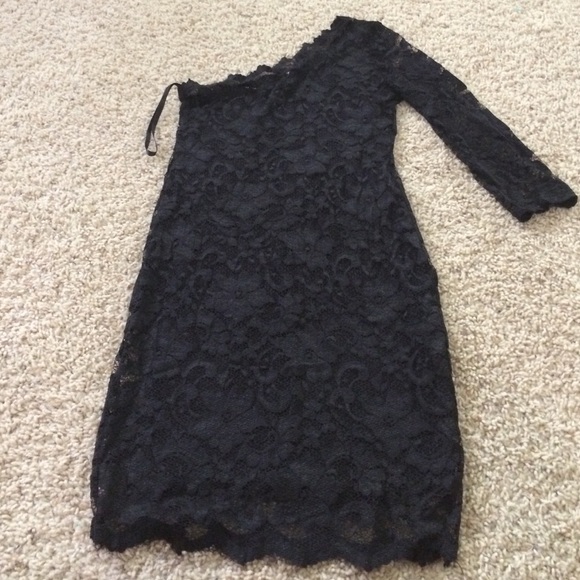 ASOS Black Lace cocktail dress - Picture 1 of 4