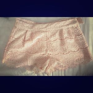 Forever 21 Crochet/Lace Shorts
