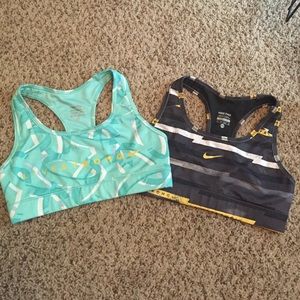 2 Nike sports bras