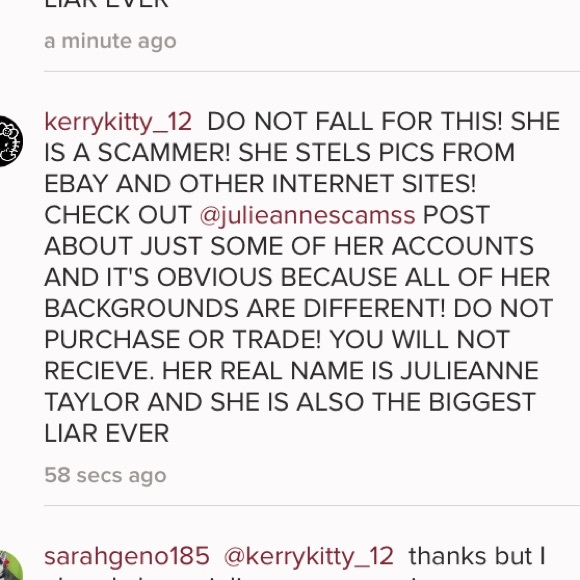Watch out for julieannescamss