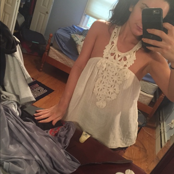 Revolve Clothing Tops - JENS PIRATE BOOTY CASA BLANCA HALTER BEAUTIFUL TOP