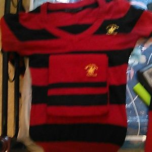 Ralph Lauren Polo sweater and scarf