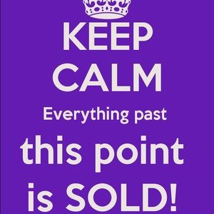 All items below this point have been sold