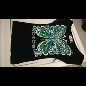 Black small bebe shirt