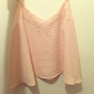 Beige/Pink Tank Top