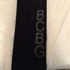 Black Velour BCBG sweats!