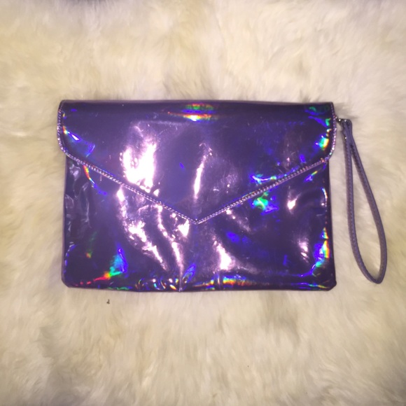 Deena & Ozzy Clutches & Wallets - Deena and Ozzy a Holographic Clutch