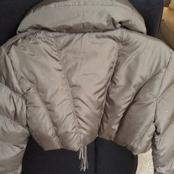 Brown, short puffer jacket - Picture 2 of 2