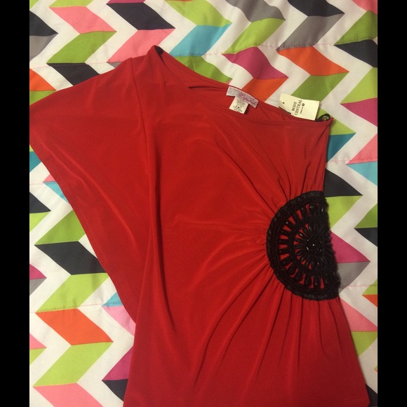 One shoulder blouse