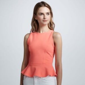 Sold Out Dolce Vita Peplum Top Coral