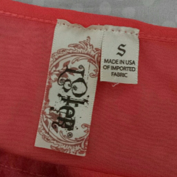 Pink sheer top - Picture 4 of 4