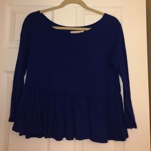 Free people ruffled top