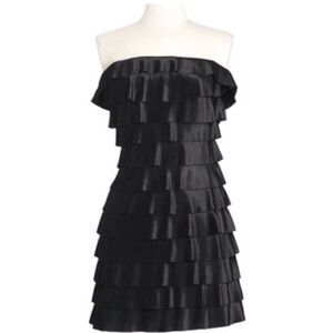 Express tiered tube party dress