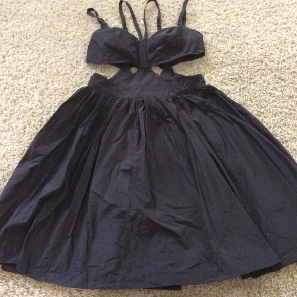 ASOS Black cut out dress