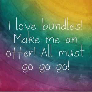 Offer me a bundle , I'm okay with negotiating 💕💜