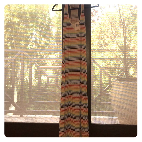 Modern Amusement "Multi-Color Striped Dress"