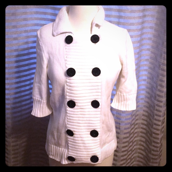 Ralph Lauren sweater: white, small